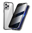 Privacy-proof Magneto Phone Case Double Sided Metal Frame