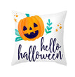Home Cartoon Halloween Velvet Pumpkin Head Pillowcase