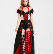 Queen Of Hearts Queen Dress Uniform Halloween Costume