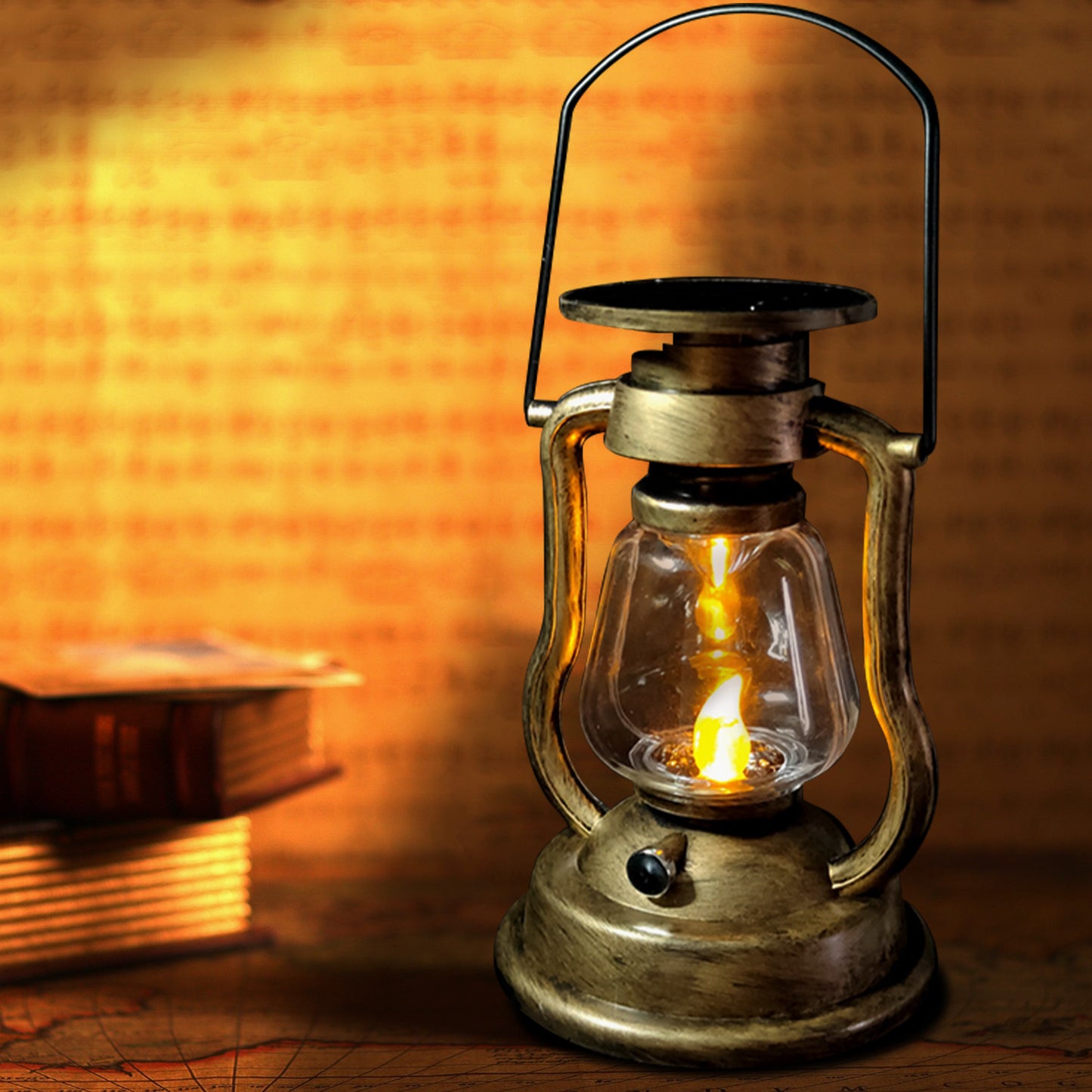 Portable Outdoor Retro Kerosene Lamp Halloween Lantern