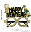 2024 New Year Party Funny Holiday Decorative Glasses Photo Props Glasses Frame