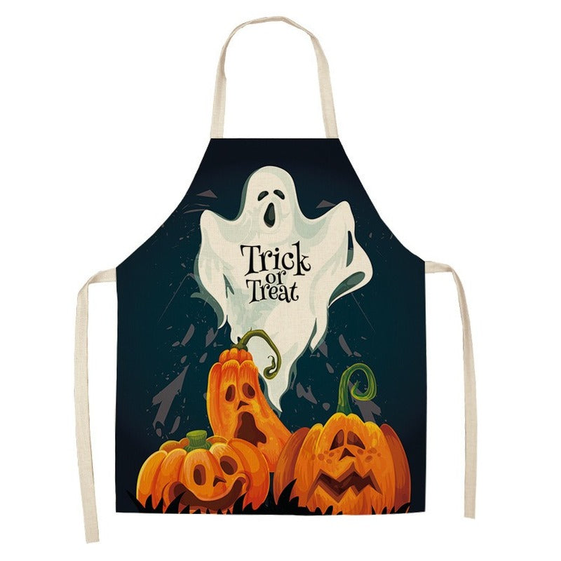 New Hot Sale Halloween Cotton And Linen Apron