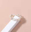 Hollow Halloween Dark Blue Five-pointed Star Zircon Ring