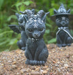 New Independent Station Halloween Magic Cat Resin Crafts