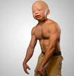 Crying Mask Funny S Y Angry Baby Face Latex Mask Headgear Halloween