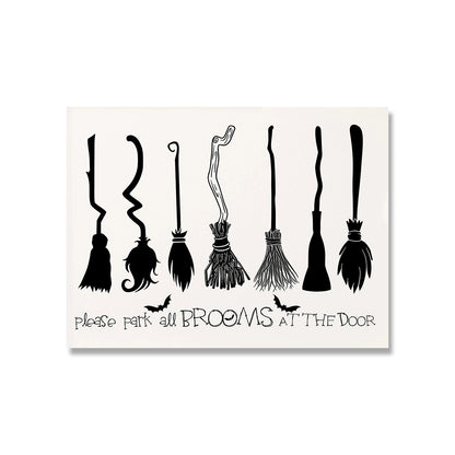 Halloween Vintage Poster Wall Art Canvas