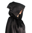 Halloween Black Hooded Magic Cloak