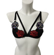 Club Halloween Skull Hooded Bra Underwear