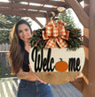 Autumn Halloween Pumpkin House Garland Decoration Dress Up The Atmosphere