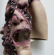 Halloween Three-sided Grimace Horror Mask Cosplay Mask Party Scary Mask Prop