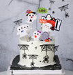 Bat Pumpkin Spider Ghost Halloween Card
