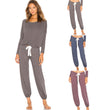 Women's Cotton Skin-friendly Lace-up Waist Ankle Banded Pants