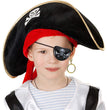 Halloween Pirate Hat Skull Print Adult Kids Pirate Captain Hat Cosplay Costume Cap Birthday Masquerade Party Prop Decor Supplies
