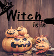 Witch Hat English Alphabet Halloween Wall Sticker