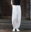 Cotton And Linen Women's Clothing Artistic Stone Washed Loose Bloomers