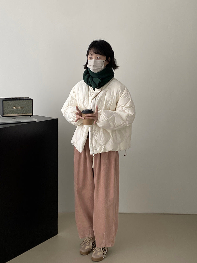 Retro Loose Profile Grandma's Pants Elastic