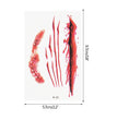 Halloween Scar Pattern Tattoo Stickers Waterproof