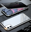 Double-sided glass magnetic king mobile phone case no anti-peep function