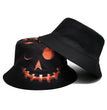Creative Halloween Pumpkin Grimace Printed Sunscreen Sun-shade Fisherman Hat