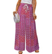 Floral Casual Pants Trousers Color Matching