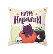 Home Cartoon Halloween Velvet Pumpkin Head Pillowcase