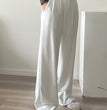 High Waist Drooping Drawstring Mop Slightly Spicy Sweatpants Sports Pants Female Loose Wide-leg Pants For Women