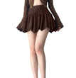 Women's Irregular Lace-up Waist Skirt