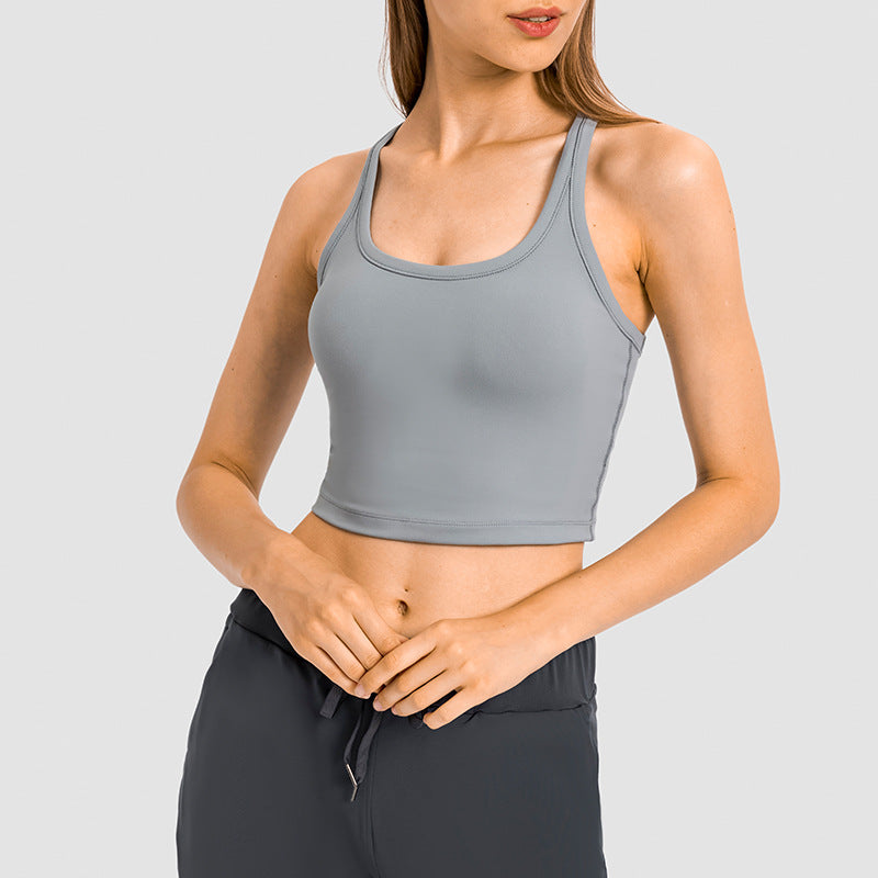 Yoga Vest With Chest Pad For Women