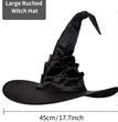 Halloween Costume Witch Spider Pendant Witch Hat Black Cloak Nose Eyes Suit
