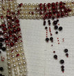 Bloody Pearl Necklace Show Style Halloween Three Layers