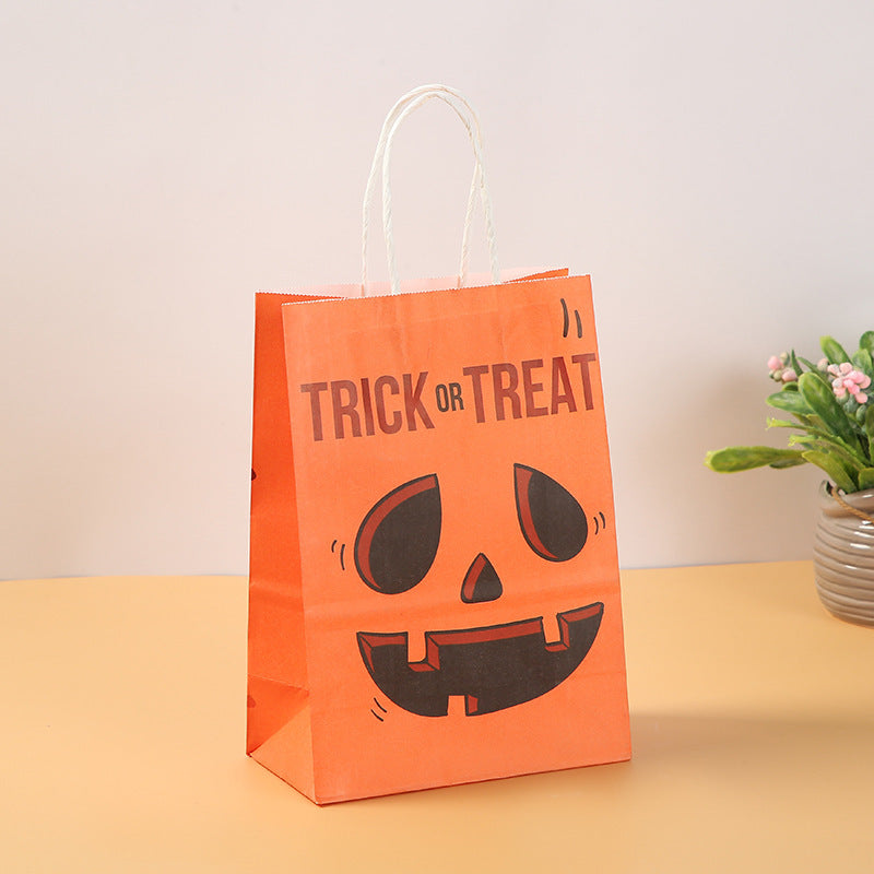 Halloween Pumpkin Handheld Paper Bag Kindergarten