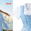 Halloween Munich Beer Long Short-sleeved Printed Lace-up Dress
