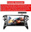 (Pocket Gaming) X9 Handheld Game Console, Portable Game Console, Suitable for Home and Travel, Protective Case, Gaming Products, Controller Grip, Durable Joystick Protection Rechargeable