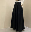 Women's Fashion Flanging Contrast Skirt