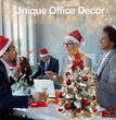 2ft Mini Christmas Tree With Light Artificial Small Tabletop Christmas Decoration With Flocked Snow, Exquisite Decor & Xmas Ornaments For Table Top For Home & Office