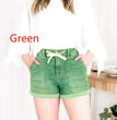 Denim Women's Pants Belt Design Elastic