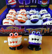 Halloween Wind Up On The Chain Jump Ghost Teeth Jumping Tooth Gift Dental Model Toy For Children Toys All Saints' Day
