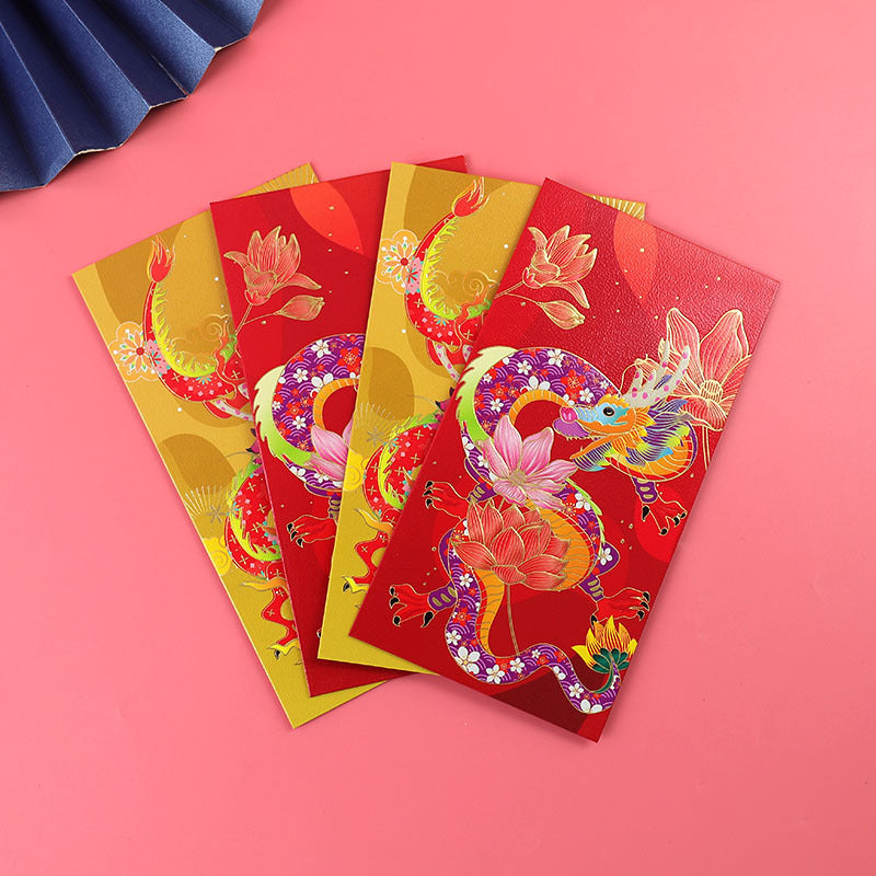 2024 Dragon Year Red Envelope Chinese New Year National Tide