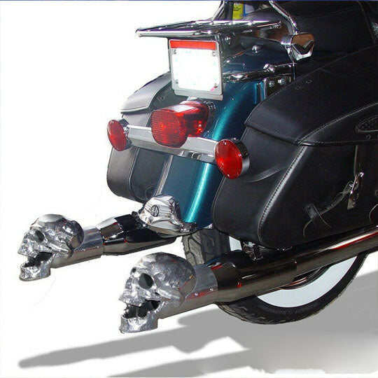 Halloween Skull Creative Motorcycle Exhaust Pipe Decoration
