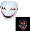 Glowing Black  Halloween Mask
