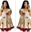 Wedding Ghost Bride Cosplay Voodoo Doll Costumes Halloween Costumes For Women Adult Anime Cosplay Girls Vampire
