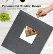 Linen Hardcover Photo Album 4X6 1000 Photos Large Capacity for Family Wedding Anniversary Baby Vacation (Gray, 1000 Pockets)