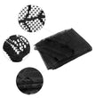 Halloween Spider Web Fireplace Cloth Lace Black Stove Towel Cloth Indoor And Outdoor Home Decoration
