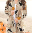Halloween Theme Printed Coat Small Cardigan