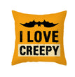 New Product Halloween Pillowcase Pumpkin Letter Fly Velvet Pillow Cushion Cover