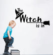 Witch Hat English Alphabet Halloween Wall Sticker