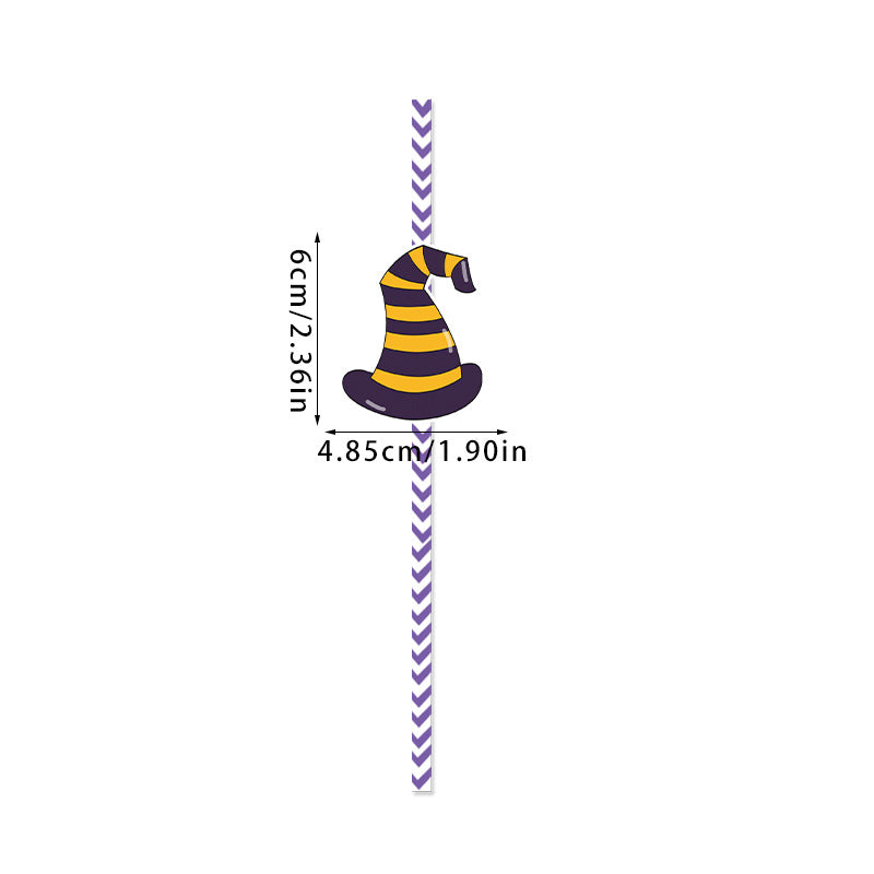 Fashion Simple Halloween Cake Decorative Planting Flags