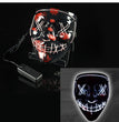 Glowing Mask LED Mask Halloween Clown Funny Bundy