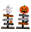 Ghost Festival Decoration Supplies Halloween Pumpkin Letters Wooden Decoration