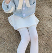 Cute Youth-looking Cute Furry Skirt Lace Stitching High Waist Slimming A- Line Skirt